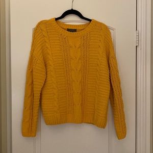 Yellow Knit Sweater